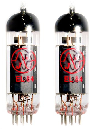 JJ EL84 MATCHED PAIR VALVES FOR GUITAR OR HIFI AMPLIFIER (2 VALVES)
