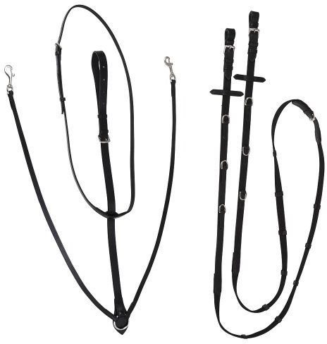 Kerbl 323595 Thiedemannzügel, schwarz, Größe Pony