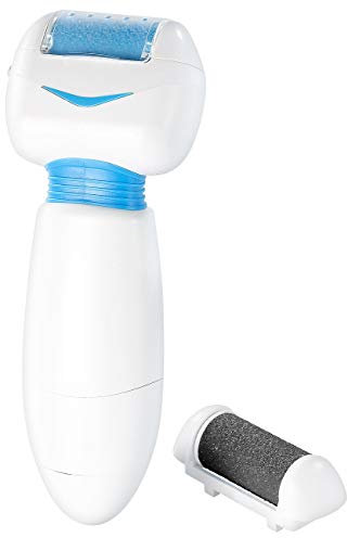 Sichler Beauty Hornhauthobel: Elektrischer Hornhautentferner mit flexiblem Kopf, inkl. 2 Köpfen (Hornhautraspel, Hornhautschleifer, Elektrische)