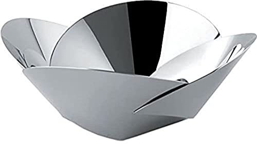 Alessi ABI04 Pianissimo, Korbschale aus Edelstahl 18/10 glänzend poliert ,