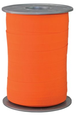 PRÄSENT Cinta Regalo Naranja Mate, 200 m de Cinta a Rayas Paperlook para Envolver Regalos, 10 mm Ancho, Accesorios decoración y Manualidades, Cinta embalar Decorativa Ocasiones Especiales