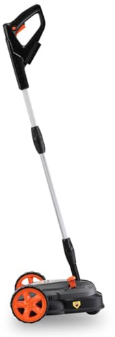 FUXTEC Akku Einhand-Rasenmäher FX-E1RMEH20, kompakter Gartenmäher mit 220mm Schnittbreite, 300W Leistung, 3-fache Schnitthöheneinstellung 30–50mm, Flexible Kugelkopfsteuerung