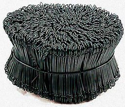 Drahtsackverschluss, grün ummantelt, 1,4 x 200 mm