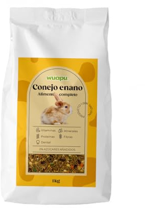 Wuapu Alimento Conejo Enano 1 kg