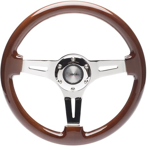 SIMONI RACING DIJ350/W Volante Sportivo Dijon Universale, Vero Legno