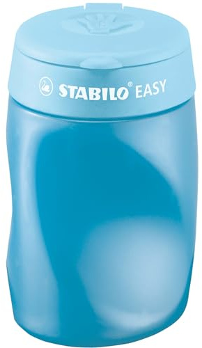 STABILO EASYsharpener- Taille crayon ergonomique - avec réservoir - bleu - Gaucher