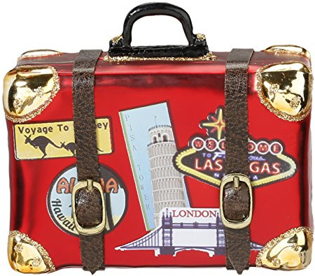 Inge-glas Weihnachts-Hänger Koffer Weltreise