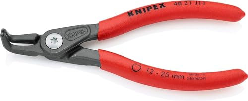 KNIPEX Präzisions-Sicherungsringzange für Innenringe in Bohrungenmit rutschhemmendem Kunststoff überzogen 130 mm, 48 21 J11