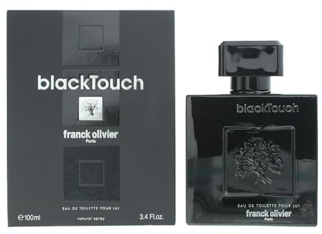 Frank Olivier Black Touch for Men Eau De Toilette Spray 3.3 Ounce