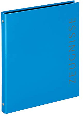 VELOFLEX 4144351 - Zeugnisringbuch Velocolor, DIN A4, blau, 1 Stück