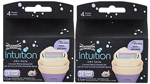 Wilkinson Sword Intuition Dry Skin Klingen (6er-Pack) 2x3 (Schnell versandt innerhalb eines Werktages)