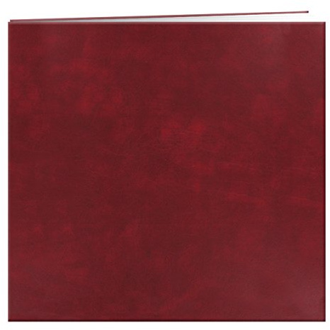 Pioneer Photo Albums Leatherette Post Bound Album x 12 inches-Burgundy, 12 x 12