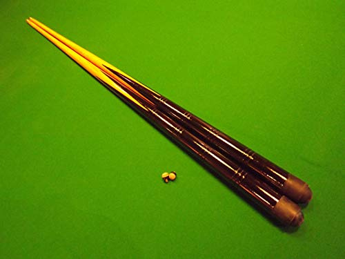 SGL LEISURE Lot de 2 queues de Billard 91 cm et Embouts de Rechange Noir