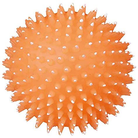 Trixie vinyl månsken igelkott boll med ljud, 10 cm, förpackning med 1