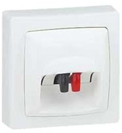 Legrand 086039 Prise Haut Parleur Appareillage Saillie Complet, Blanc, Lot de 10