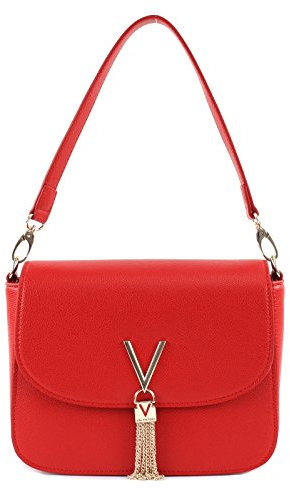 Valentino by Mario Valentino Womens Divina Satchel Red (Rosso)