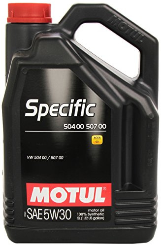 5 101476 Liter Specific Motul Specific SAE 5W30 504 0 507 00, ACEA C3, Brown, 5 Liter