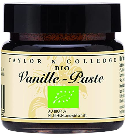 Taylor & Colledge Organic Vanilla Bean Paste, 65g