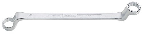 Hazet 630-10X11 Chiave a Doppio Anello, Argento, Apertura Chiave 10 X 11, Lunghezza 200 mm
