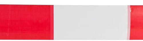 Abgrenzungsband, Signalband, Band, Weiß/Rot, 500 m