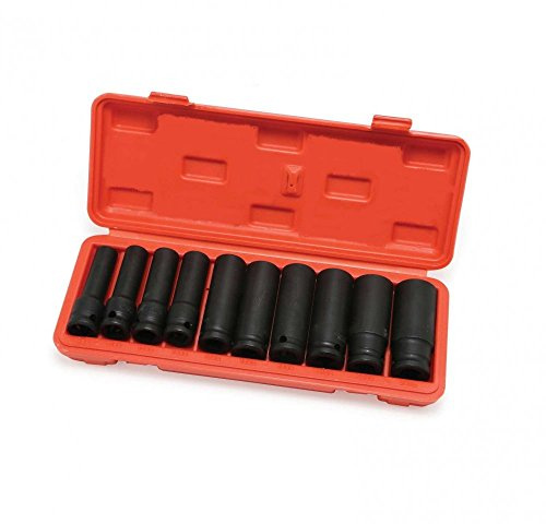 Hilka 01151002 10pce 0.5-Inch Deep Impact Socket Set