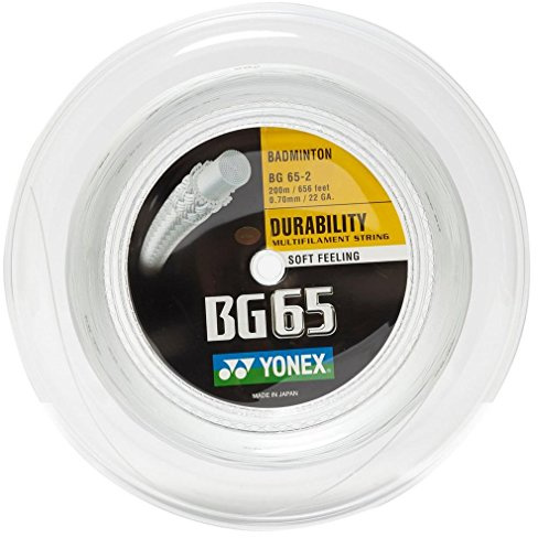 YONEX BG 65 Badminton Racket String 200m Reel