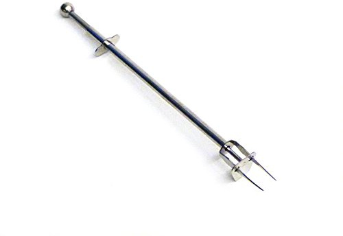RSVP International Endurance Kitchen Collection Condiment Utensils, 8.25 x 0.87 x 0.87, Long Reach Pickle Fork