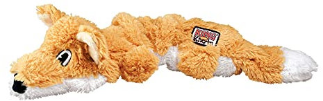KONG - Scrunch Knots Fox - Cordes Noués avec Rembourrage Minimale Pour Dégats Minimum - Pour Chien Moyen/Grand