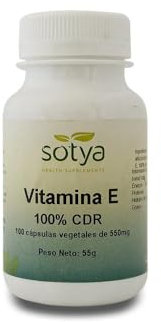 SOTYA - SOTYA Vitamina E 100 cápsulas 500 mg