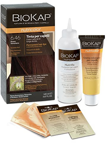 Biokap Tinte Venetian Red Dye 140 ml; rojo Veneciano 6.46 140 ml