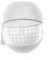 HUBER Motion 3 Compact Infrarot Bewegungsmelder 180° Innen/Außen Bewegungssensor IP44 I 230V Bewegungsmelder LED geeignet, horizontal/vertikal verstellbar, weiß