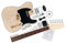 Rocktile DIY TL Bausatz E-Gitarre -Do-it-yourself Bausatz TL-Style - Korpus: Paulownia - Hals: Ahorn geschraubt - Griffbrett: Blackwood