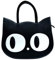Banned Apparel  Heart Of Gold Kitty süße Katze Augen große Handtasche mit abnehmbarer Riemen
