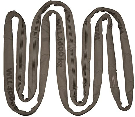 Kerbl Eslinga Redonda, Capacidad de Carga 4/8t perímetro 3 m, Doble Revestimiento