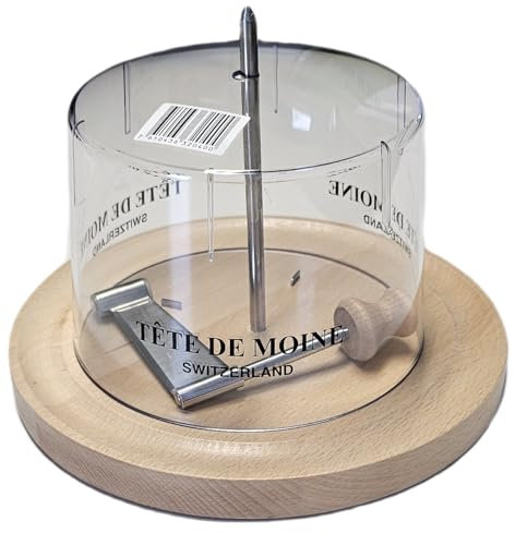 Käsehobel mit Haube für Tete de Moine Käse und Choco Roulette