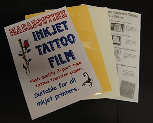 Madaboutink 2-delad pro bläckstråleskrivare för överföringspapper 5 x A4-ark