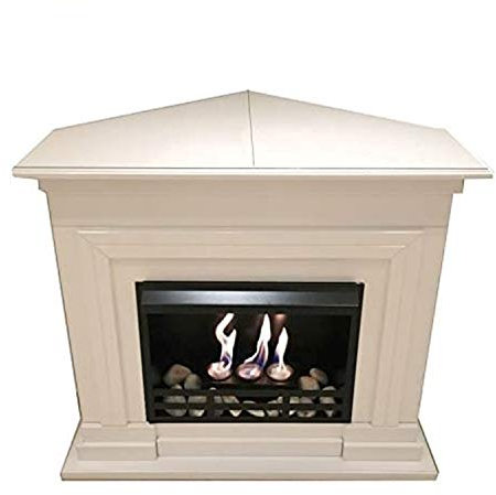 Kaminbau Mierzwa -Gelkamin Ethanolkamin Kamin Eckkamin Olymp inkl. 27 teiliges Set Ethanol & Gelkamin