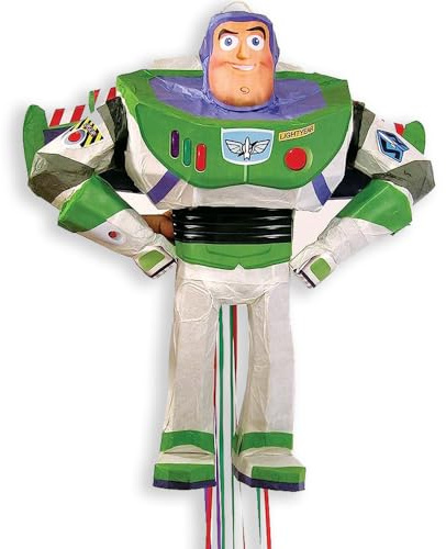 Unique Party 66155 - Toy Story Buzz Lightyear Pinata - Tirare la Corda