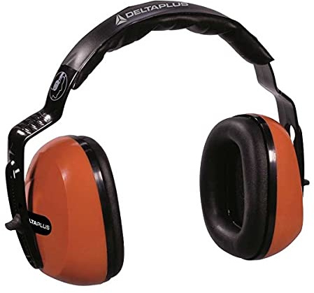 Deltaplus SEPA2OR Gehörschützender Helm - Snr 26 Db, Orange, Größe Einstellbar
