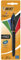 BIC 4 penne a sfera Colours Pro, con fusto nero, confezione da 1, ideale per l'ufficio, la casa o la scuola