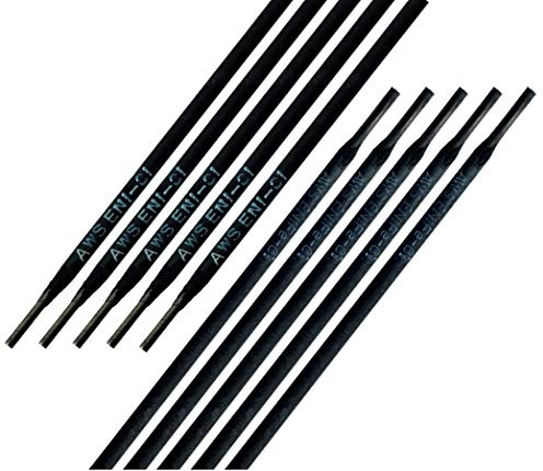 WeldingCity 1-lb Cast Iron Repair Stick Welding Electrode Rods ENiFe-C1 (Nickel-55 Ni-55) 1/8x14 | Pack of 1-lb