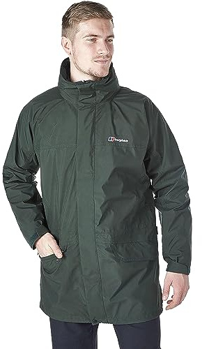 Berghaus Men's Cornice Long Interactive Shell Jacket, Deep Forest, M