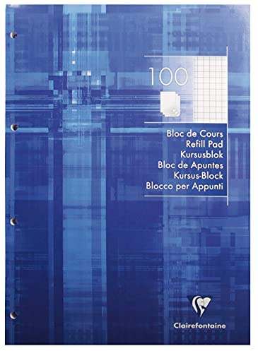 Clairefontaine Arbeitsblock, DIN A4, kariert, 100 Blatt
