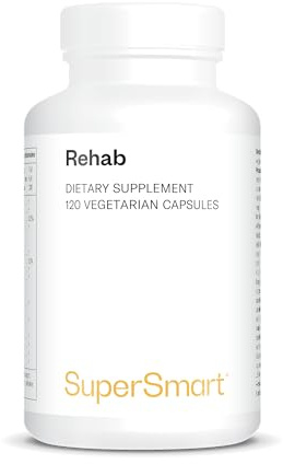 Supersmart - Rehab - Contient des Antioxydants et des Nutriments Naturels Impliqués dans la Détoxification | Sans OGM - 120 Capsules Végétariennes