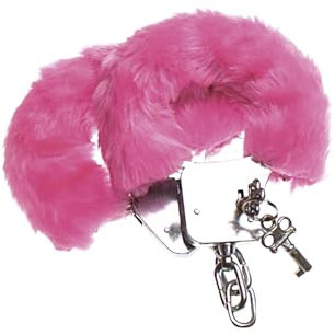 W WIDMANN MILANO Party Fashion - Manette di peluche in metallo, accessorio per addio al celibato, feste a tema e in maschera