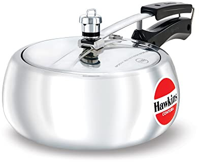 Hawkins Contura (HC35) - Pentola a pressione, 3,5 litri, colore: argento