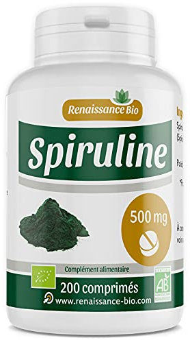 Spiruline Bio - 200 comprimés à 500 mg