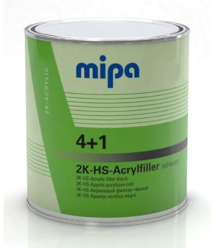 Mipa 4+1 Acrylfiller HS Füller schwarz, 3Ltr. f. Mischregal