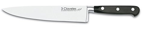 3 Claveles Cuchillo, Negro, 20 cm, 01563