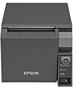 Epson c31cd38 a9801 Epson, tm-t70ii, Frontlader Thermo-Bondrucker, Ethernet (ub-e04) und USB, Epson Dark Gray, Netzteil inklusive, ABF Kabel, ersetzt c31cd38 a9971